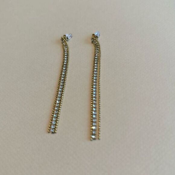 Tassel drop earrings M719 - Picture 3 of 4